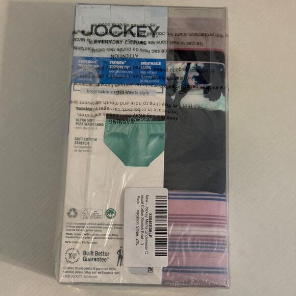 Jockey Mens Boxer briefs 3PK 2XL - Picture 4 of 5